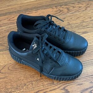 Puma Men's All-Black Platform Sneakers
